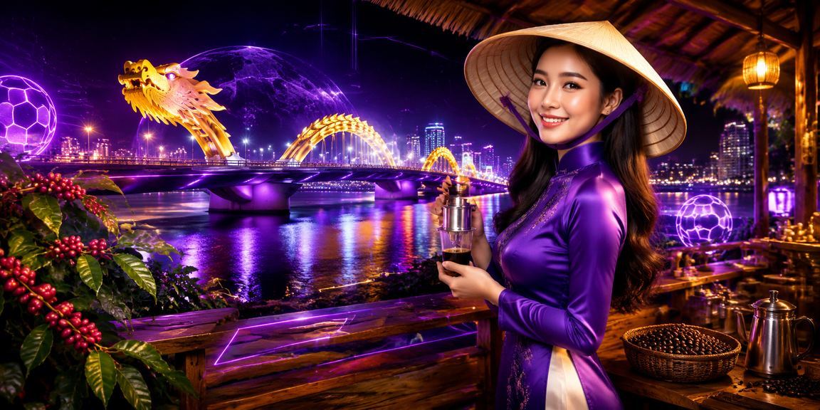 Người dùng tại Đà Nẵng phân tích kèo bóng đá trên điện thoại bên bờ biển