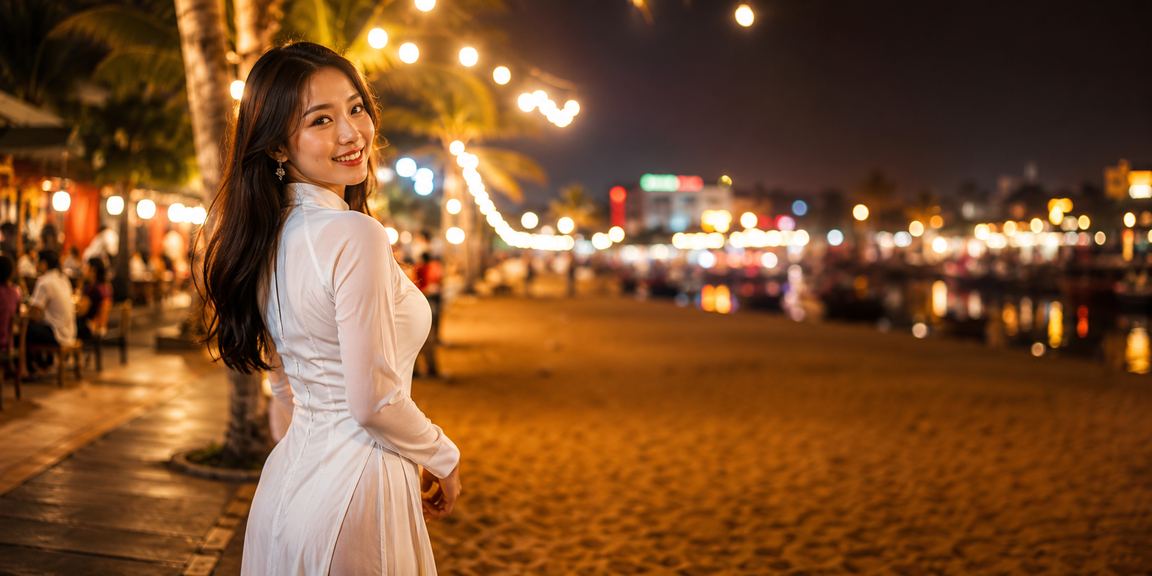 Người phụ nữ Hà Nội mặc áo dài thưởng thức casino trực tuyến có trách nhiệm